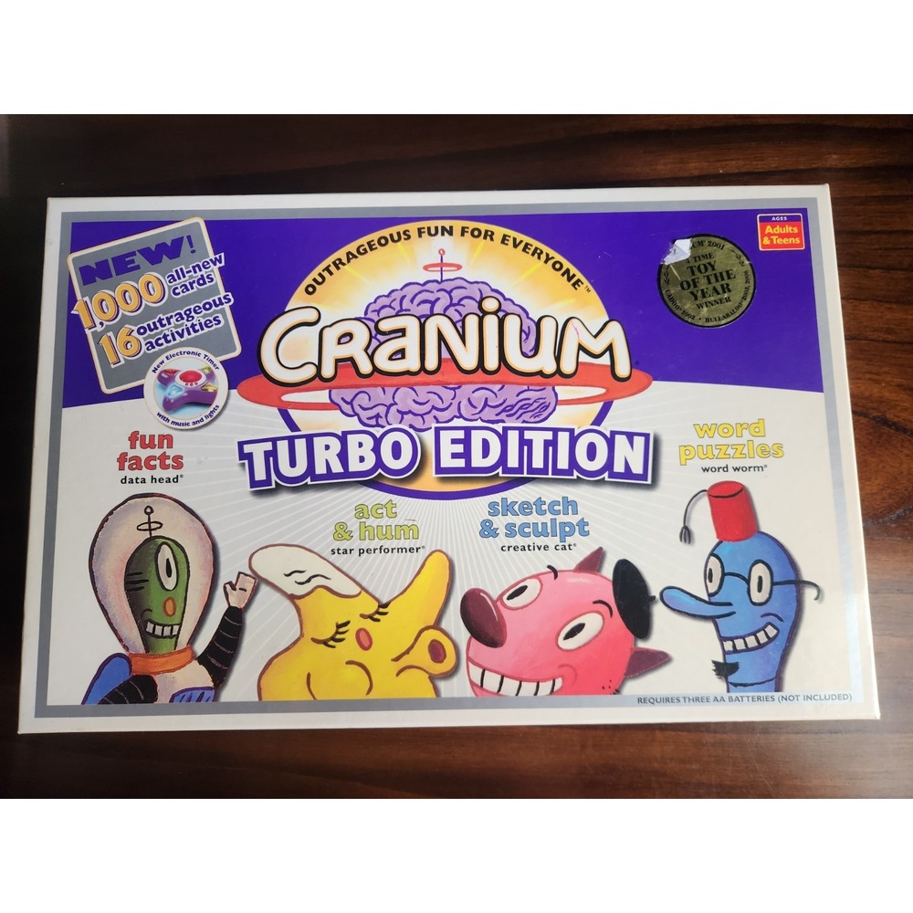 Vintage 2004 Cranium Turbo Edition Board Game Complete except no putty EUC